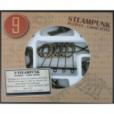 Łamigłówki metalowe 9 sztuk Steampunk zestaw brązowy -  | mała okładka