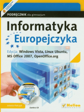 Informatyka Europejczyka Podręcznik Edycja Windows Vista Gimnazjum - Jolanta Pańczyk | mała okładka