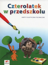 Czterolatek w przedszkolu Karty plastyczno-techniczne Wychowanie przedszkolne - Kopała Jolanta, Tokarska Elżbieta | mała okładka