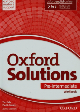 Oxford Solutions Pre-Intermediate Ćwiczenia Szkoła ponadgimnazjalna - Falla Tim, Paul Davies, Sobierska Joanna | mała okładka