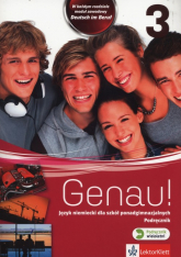 Genau! 3 Podręcznik wieloletni + CD Szkoły ponadgimnazjalne - Carla Tkadleckova | mała okładka