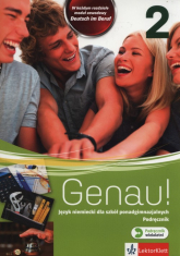 Genau! 2 Podręcznik wieloletni + CD Szkoły ponadgimnazjalne - Tlusty Petr | mała okładka