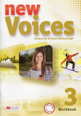 New Voices 3 Zeszyt ćwiczeń wersja podstawowa Gimnazjum - Bilsborough Katherine i Steve | mała okładka
