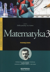 Matematyka 3 Podręcznik Szkoły ponadgimnazjalne - Ciołkosz Monika, Jatczak Anna | mała okładka