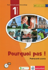 Pourquoi pas 1 Język francuski Podręcznik z płytą CD Gimnazjum - Martinez Salles Matilde | mała okładka