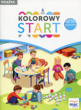 Kolorowy start z plusem Książka Roczne przygotowanie przedszkolne - Wiesława Żaba-Żabińska | mała okładka