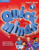 Quick Minds 1 Pupil's Book Szkoła podstawowa - Gerngross Gunter, Lewis-Jones Peter, Puchta Herbert | mała okładka