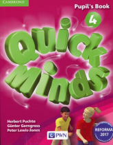 Quick Minds 4 Pupil's Book Szkoła podstawowa - Gerngross Gunter, Lewis-Jones Peter, Puchta Herbert | mała okładka