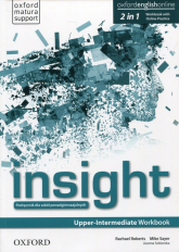 Insight Upper-Intermadiate Workbook with Online Practice Szkoła ponadgimnazjalna - Roberts Rachael | mała okładka