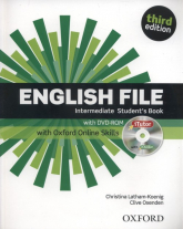 English File Intermediate Student's Book with iTutor and Online Skills - Latham-Koenig Christina, Oxenden Clive | mała okładka