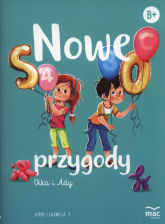 Nowe przygody Olka i Ady Litery i liczby część 1 - Wiesława Żaba-Żabińska | mała okładka