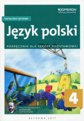 Język polski 4 Kształcenie językowe Podręcznik Szkoła podstawowa - Białek Małgorzata | mała okładka
