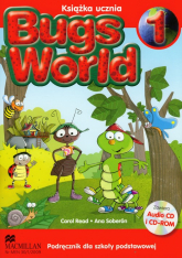 Bugs World 1 Podręcznik z płytą CD Szkoła podstawowa - Read Carol, Soberon Ana | mała okładka
