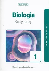 Biologia 1 Karty pracy Zakres podstawowy Szkoła ponadpodstawowa - Dawid Kaczmarek | mała okładka
