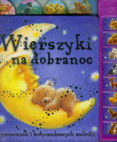 Wierszyki na dobranoc książeczka dźwiękowa - Barbara Szymanek | mała okładka