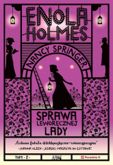 Enola Holmes. Sprawa leworęcznej lady - Nancy Springer | mała okładka