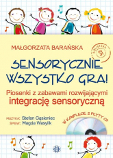 Sensorycznie wszystko gra! +CD - Barańska Małgorzata | mała okładka