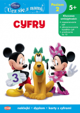 Disney Ucz się z nami Cyfry Poziom 2 UDB-3 Klub Przyjaciół Myszki Miki 5+ -  | mała okładka
