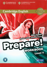 Prepare! 4 Workbook with Audio - Joseph Niki | mała okładka