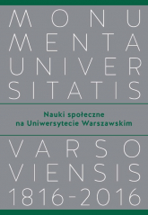 Nauki społeczne na Uniwersytecie Warszawskim -  | mała okładka