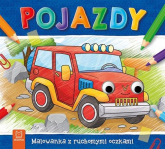 Pojazdy Malowanka z ruchomymi oczkami - Sylwia Kajdana | mała okładka