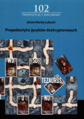 Propedeutyka języków deskryptorowych - Łubocki Jakub Maciej | mała okładka