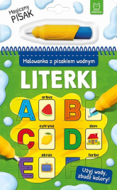 Malowanka z pisakiem wodnym Literki - Opracowanie Zbiorowe | mała okładka