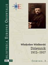 Dziennik 1915-1917 - Władysław Wielhorski | mała okładka