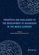 Prospects and Challenges to the Development of Businesses in the World Economy - Bukowski Stanisław | mała okładka