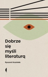 Dobrze się myśli literaturą - Ryszard Koziołek | mała okładka