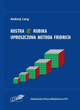 Kostka Rubika Uproszczona metoda Fridrich - Andrzej Lang | mała okładka