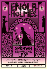 Enola Holmes Sprawa leworęcznej Lady - Nancy Springer | mała okładka
