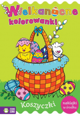 Wielkanocne kolorowanki Koszyczki - Zuzanna Tomasiak | mała okładka