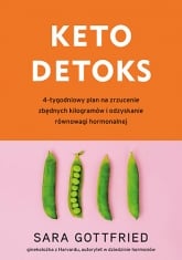 Keto detoks. 4-tygodniowy plan na zrzucenie zbędnych kilogramów i odzyskanie równowagi hormonalnej - Gottfried Sara | mała okładka