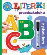 Literki przedszkolaka z pisakiem Piszę czytam i zmazuję - Agnieszka Bator | mała okładka