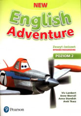 New English Adventure 2 Zeszyt ćwiczeń + DVD wydanie rozszerzone - Standish Anna | mała okładka