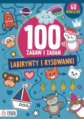 Labirynty i rysowanki 100 zabaw i zadań - Izabela Jesiołowska | mała okładka