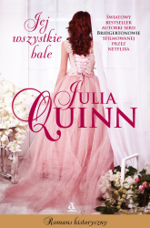 Jej wszystkie bale Wielkie Litery - Julia Quinn | mała okładka