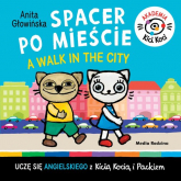 Spacer po mieście A walk in the City Akademia Kici Koci - Anita Głowińska | mała okładka