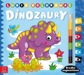 Lubię kolorować Dinozaury Kredka segmentowa - Anna Podgórska | mała okładka
