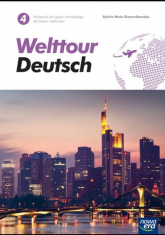 Welttour Deutsch 4 Podręcznik Język niemiecki Poziom B1 Liceum Technikum Szkoła ponadpodstawowa - Mróz-Dwornikowska Sylwia | mała okładka