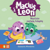Maciuś i Leon wspólnie czytają książkę - Katarzyna Wierzbicka | mała okładka