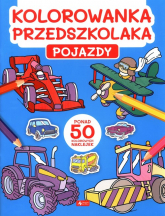 Kolorowanka przedszkolaka Pojazdy -  | mała okładka