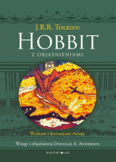 Hobbit z objaśnieniami - Tolkien John Ronal Reuel | mała okładka