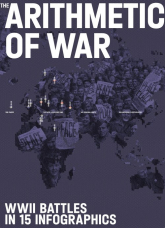 The Arithmetic of War WWII Battles in 15 Infographics -  | mała okładka
