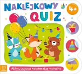 Naklejkowy quiz 4+ Aktywizująca książeczka malucha - Agnieszka Bator | mała okładka