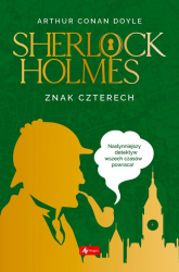 Sherlock Holmes Znak czterech - Arthur Conan Doyle | mała okładka