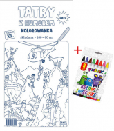 Tatry z humorem Kolorowanka XL + kredki -  | mała okładka