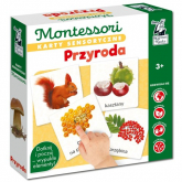 Montessori. Karty sensoryczne Przyroda 3+ - Katarzyna Dołhun | mała okładka