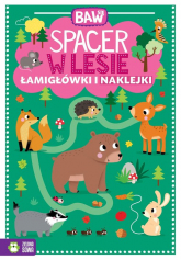 Baw się Spacer w lesie Łamigłówki i zabawy -  | mała okładka